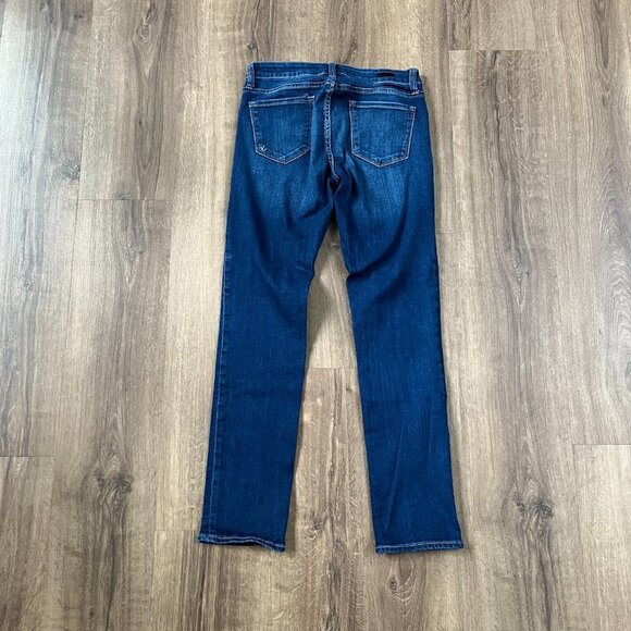 Kut from the Kloth Catherine Mid Rise Boyfriend Distressed Jeans Sz 4 - Picture 9 of 11